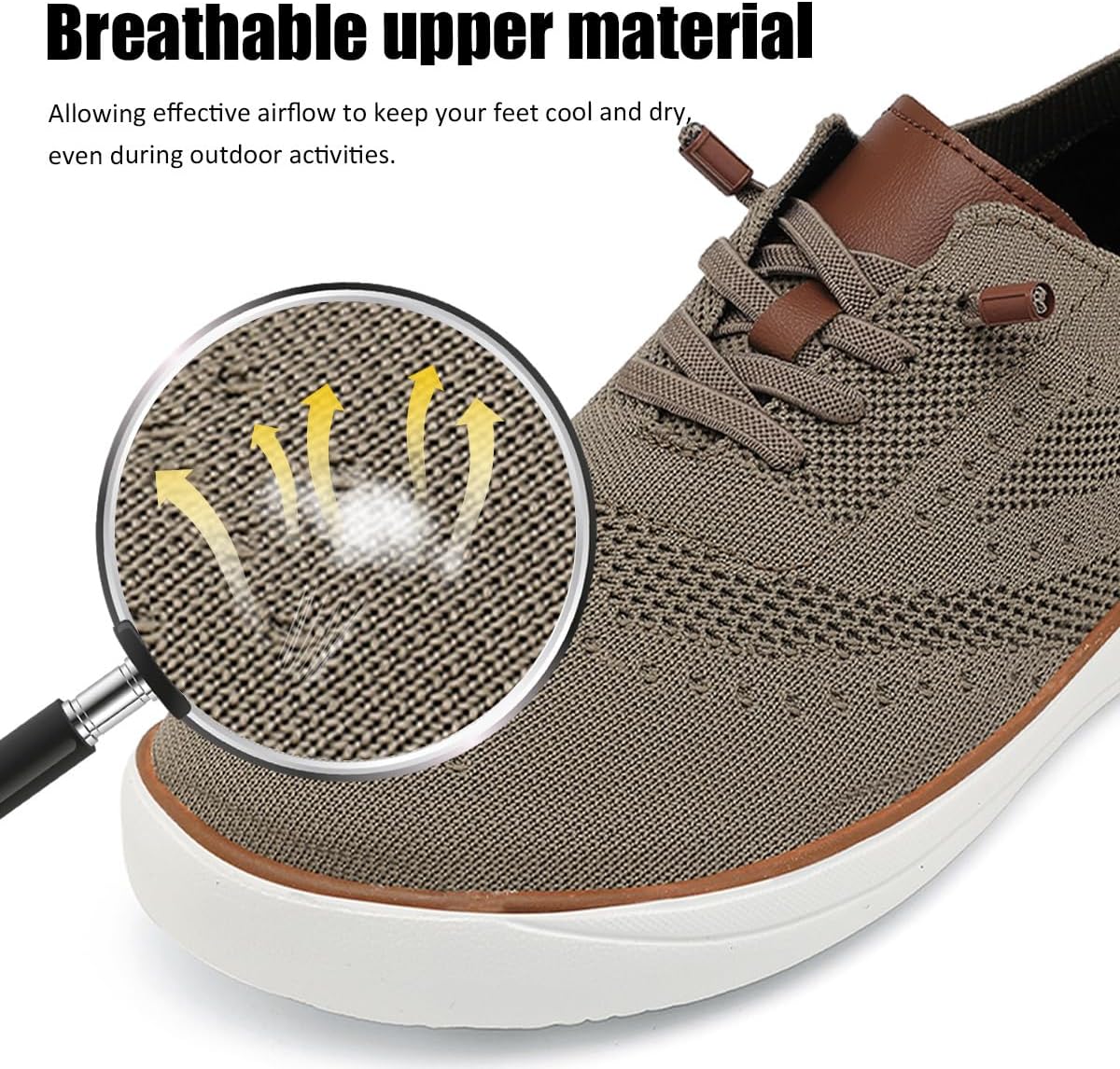 CFVKPT Mens Barefoot Dress Shoes Wide Toe Box Zero Drop Oxfords Shoes Business Casual Sneakers Size 6.5-12 - Image 6