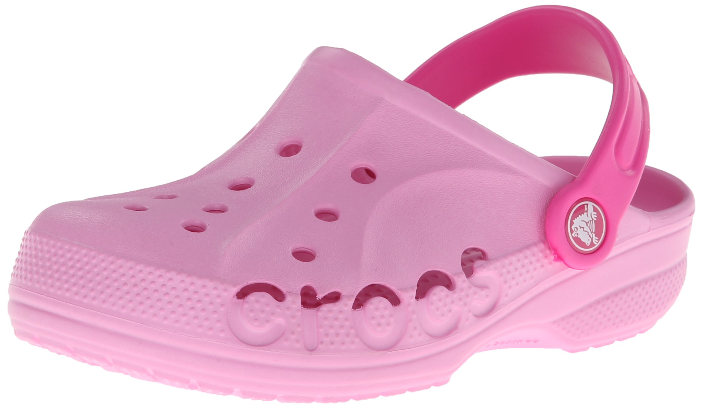 crocs 10190 Baya Clog (Toddler/Little Kid),Carnation/Neon Magenta,3 M US Little Kid