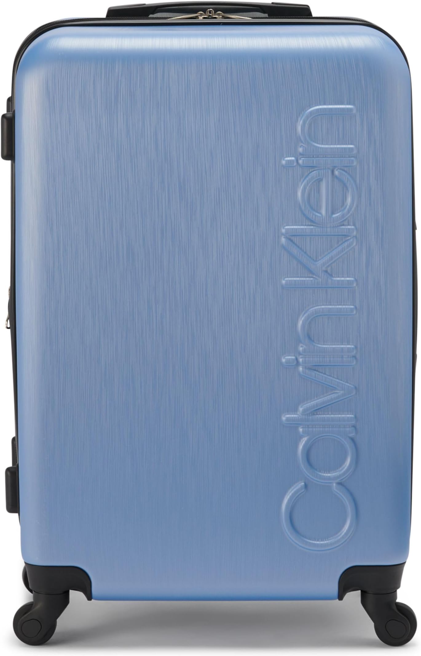 Women's Hard Side Upright Luggage Spinner Light Weight Suitcase, Forever Blue, Medium