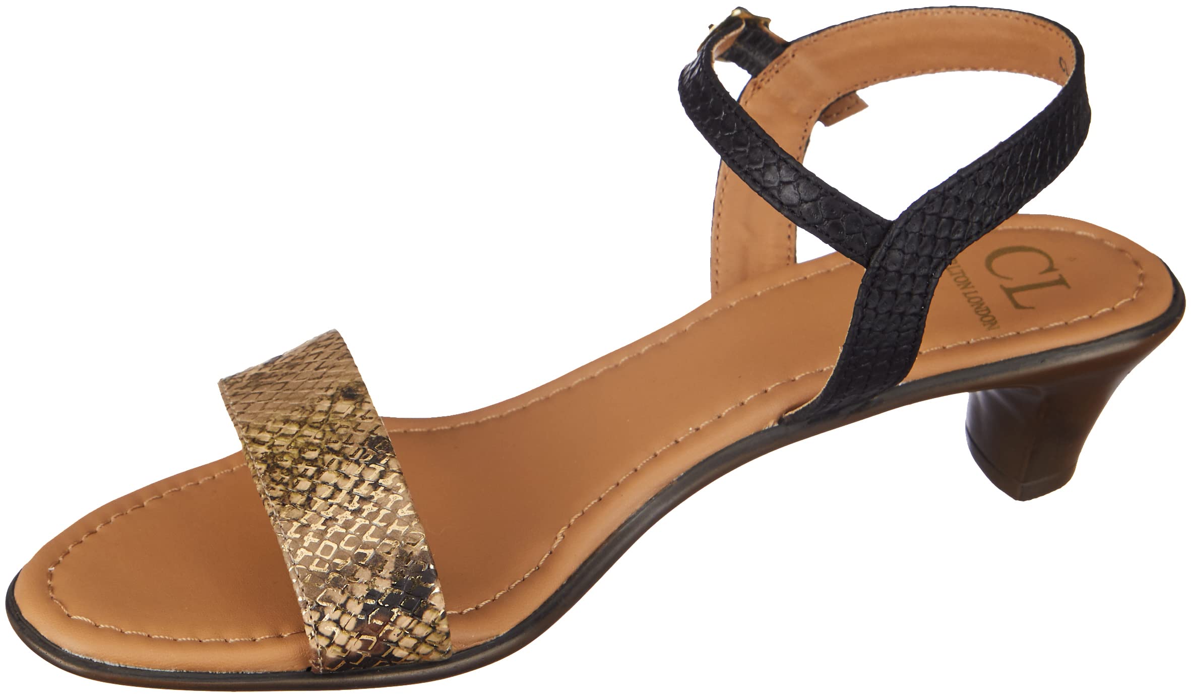 Carlton London Womens Gold Heeled Sandal-3 Kids UK (CLL-6982) (B0B6365G3L) Amazon Price History, Amazon Price Tracker