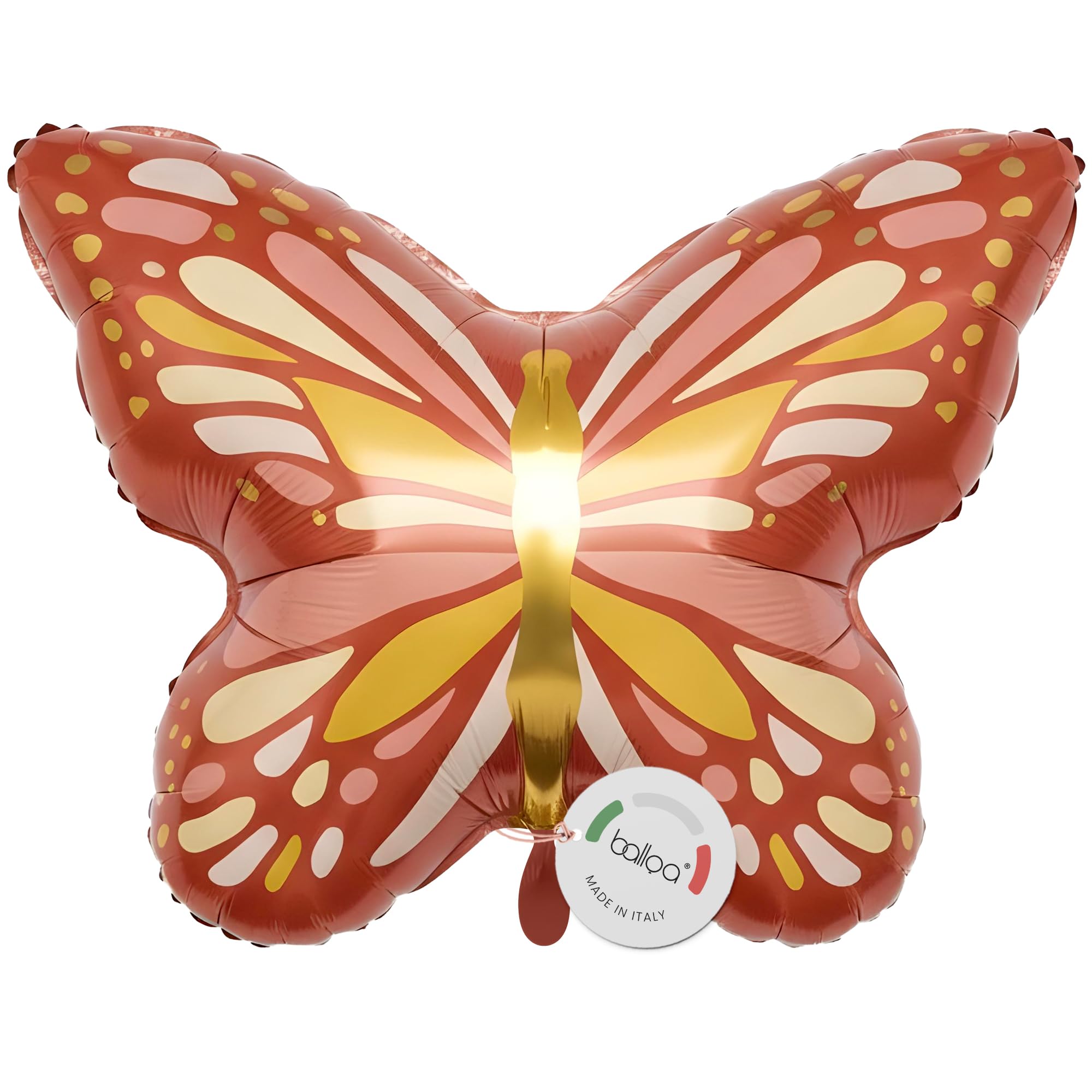 balloa Foil Balloon XXL Butterfly Boho, Helium Balloon Animal Motif Flower Meadow, Balloon Butterflies for Party, Children's Birthday, Gift for Birthday, Party Decoration Animal Balloon, 74 cm