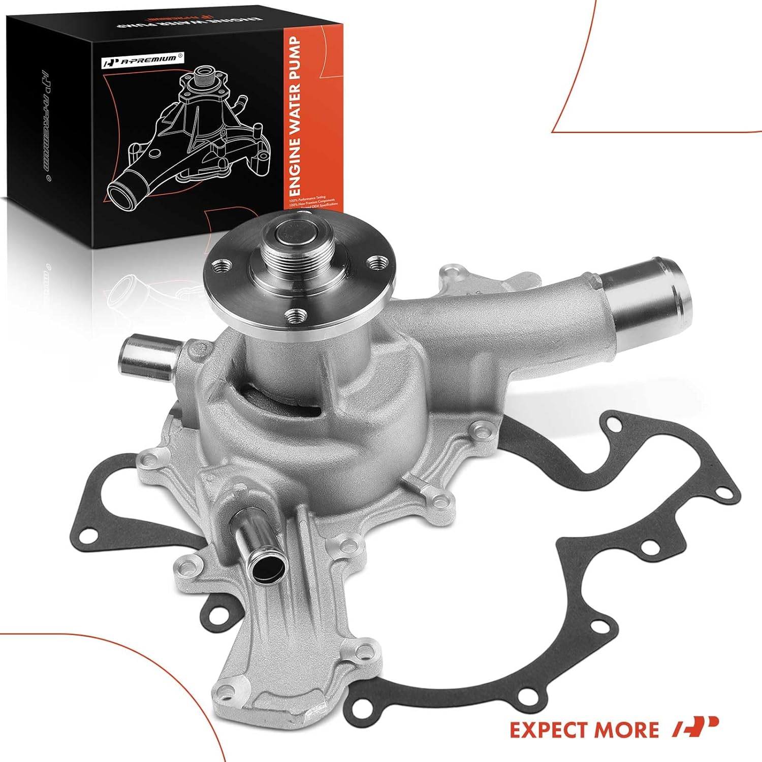 A-Premium Engine Water Pump Kit with Gasket Compatible with ford Explorer 02-05, Explorer Sport Trac, Mustang 05-10, Ranger 01-11 & Mazda B4000 & Mercury Mountaineer, V6 4.0L