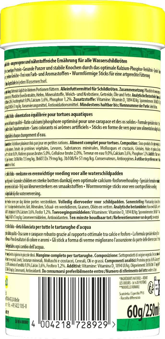 Tetra ReptoMin alimento para tortugas - alimento especialmente adaptadas a las tortugas, 250 ml — view 2