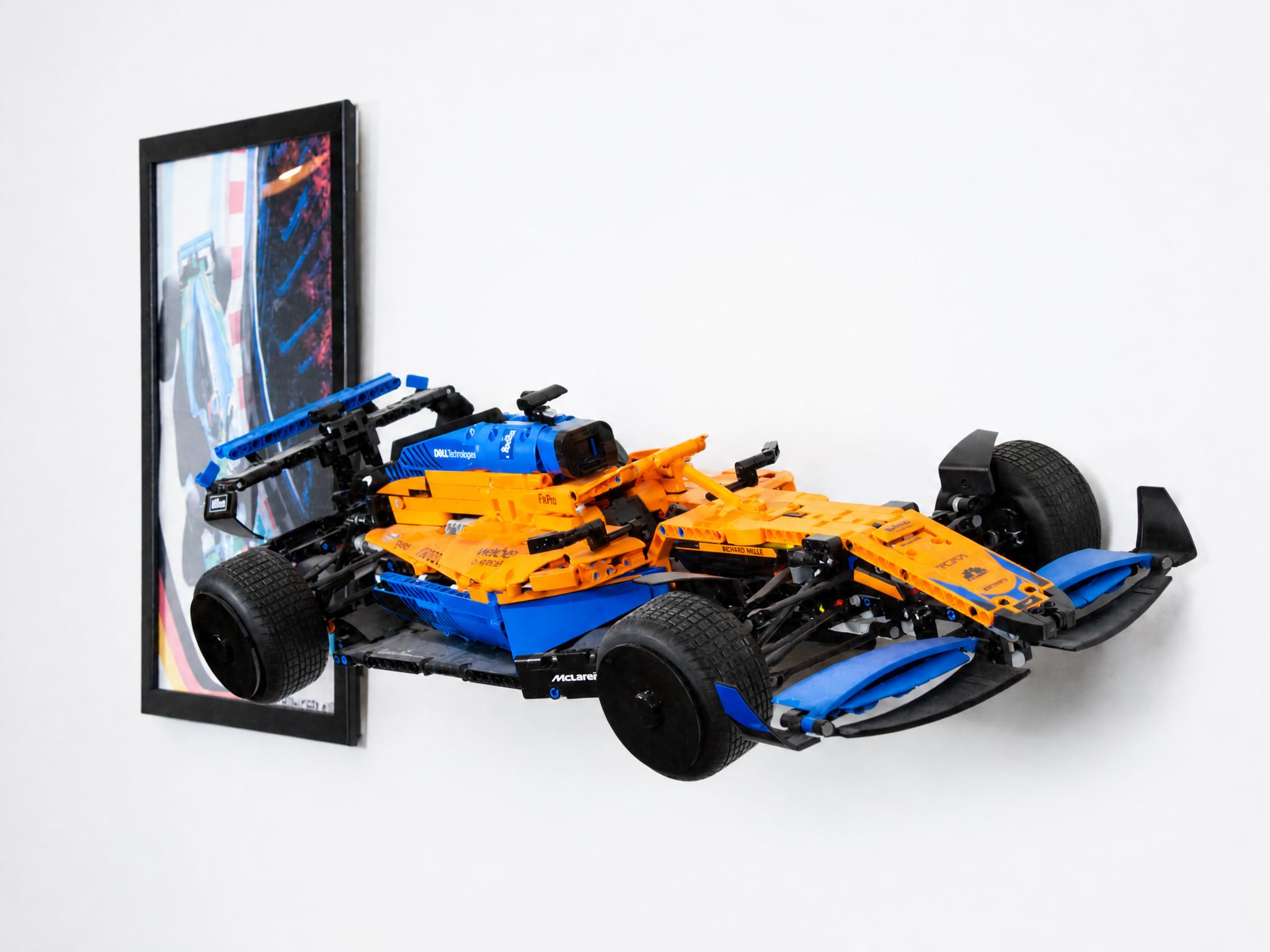 Wall Mount Display for Lego Technic McLaren F1 42141 | Custom-fit PETG Wall Mount - Displ…