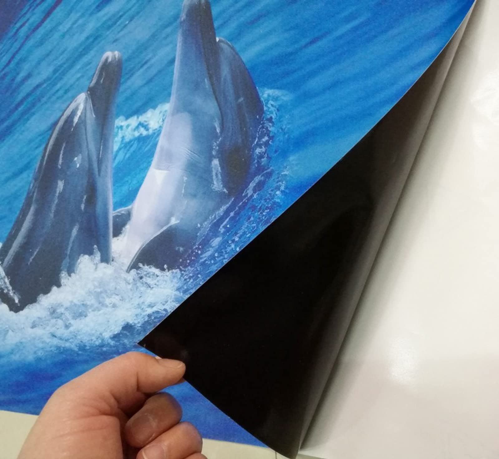 GIOBEL Carta da parati murale moderna blu acqua di mare paesaggio decorazione domestica 3d pavimento piastrelle adesivo camera da letto bagno PVC autoincollante pittura