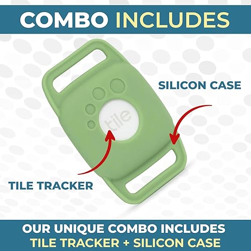 Miniatura 2 de Tile Mate (2022) y combo de collar de mascota, rastreador Bluetooth, localizador alcance de hasta 250 pies. Batería de hasta 3 años. Resistente al