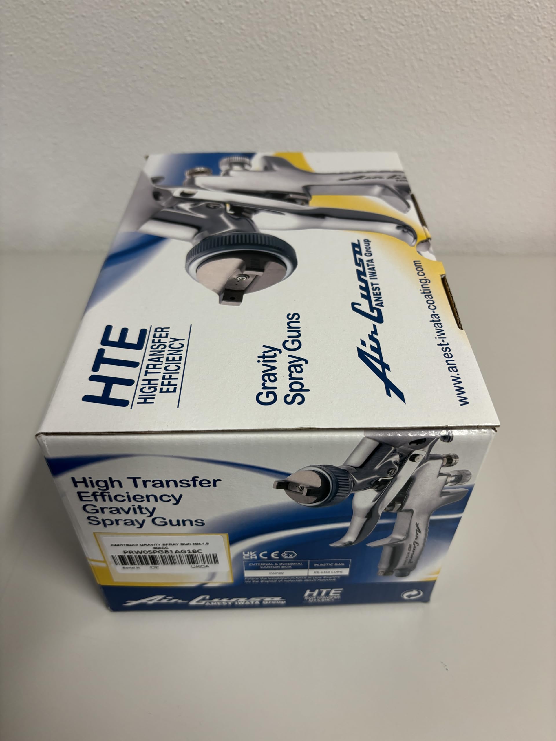 ANEST IWATA PISTOLA A SPRUZZO AZ3 HTE 2 UGELLO 1,8 AEROGRAFO PROFESSIONALE
