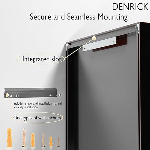 Miniatura 6 de Espejo de baño de 22 x 30 pulgadas, moderno y decorativo para baño, casa de campo, para colgar horizontal o verticalmente sobre la pared del