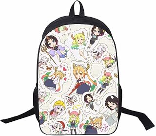 Anime Miss Kobayashi's Dragon Maid Backpack School Bag Kanna Kamui Daypack Student Bag 8