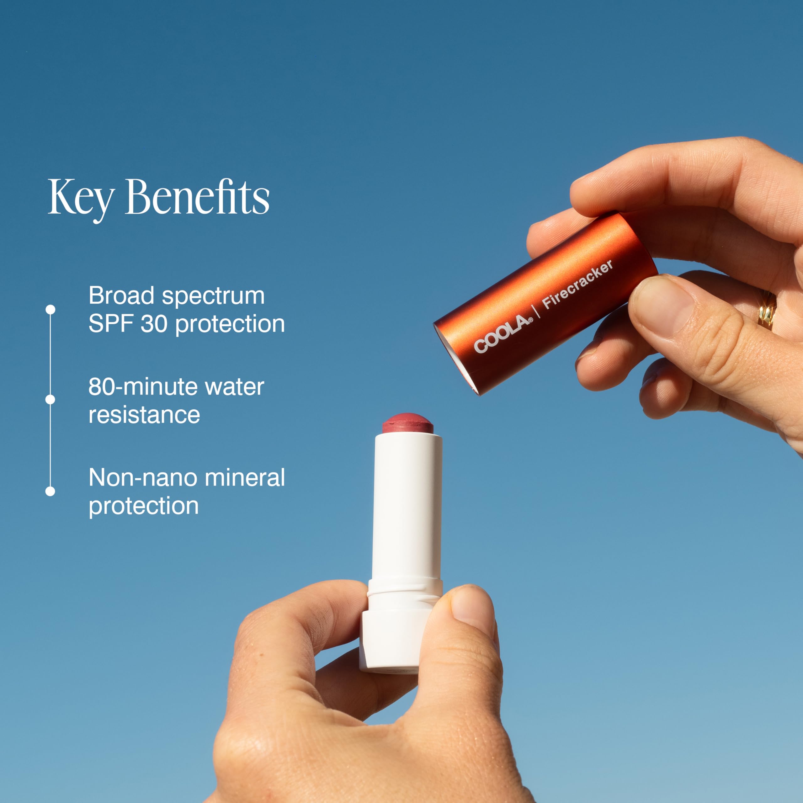 COOLA Tinted Mineral Liplux Sunscreen SPF 30 - Firecracker (4.2 g)