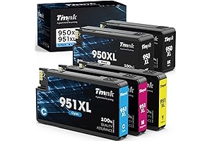Massive 950XL 951XL Cartridge Combo: Uninterrupted Printing for HP Printers