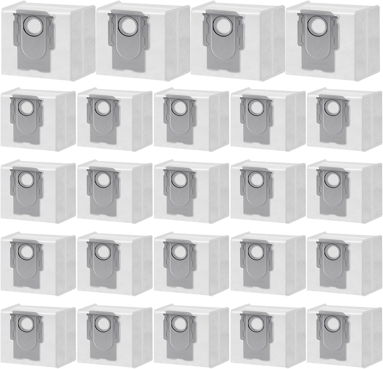 24 Packs Q10 Q7 Q5 Bag Replacement for Roborock Q10 S5+, Q7 M5+, Q5 Max+, 3.6L Vaccum Bag for Q10 X5+, Q5, Q5+, Q5 Pro+, Q8 Max+, Q7, Q7+, Q7 Max+, S8+, S8 Pro Ultra, S7 Pro Ultra, S7 MaxV Ultra