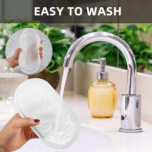 Miniatura 5 de Molde de resina de silicona para bandeja de bricolaje, molde de fundición de resina epoxi ovalada, herramientas para hacer joyas artesanales, molde