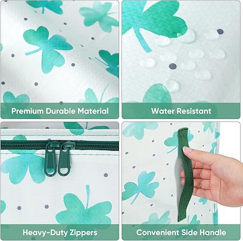 Vista 157 de BALEINE Paquete de 6 bolsas de mudanza de gran tamaño con asas reforzadas, bolsa de almacenamiento resistente para ropa, suministros de mudanza