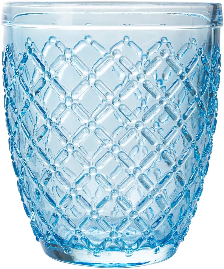 Villa d'Este Home Tivoli Castle Set of 6 Ocean Water Glasses, 275 ml