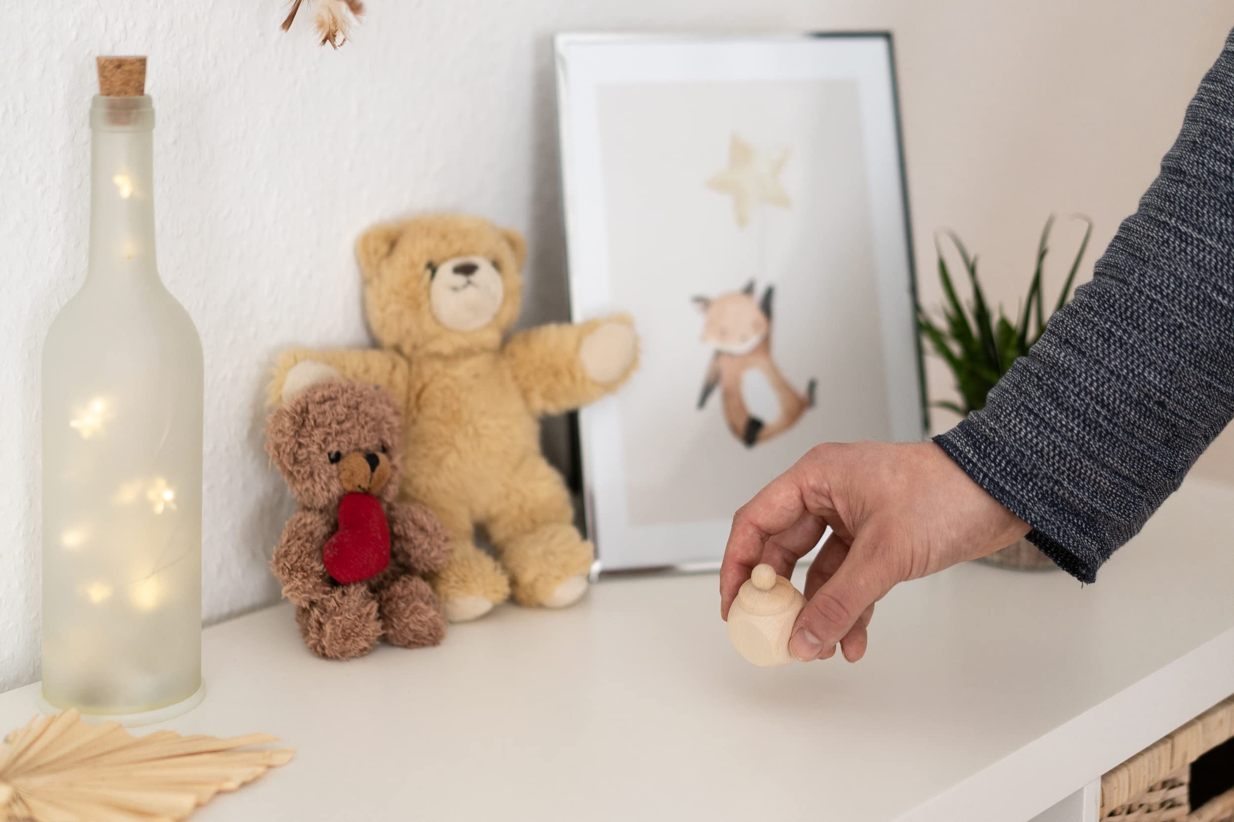 Scatola Per Denti Da Latte In Legno D'Acero - Made In Germany, Regalo Per Nascita O Battesimo - Foto 5