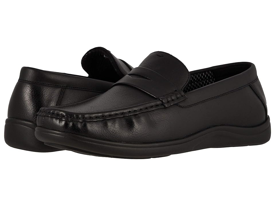 

Nunn Bush Brentwood Moc Toe Penny Slip-On (Black) Men's Slip-on Dress Shoes