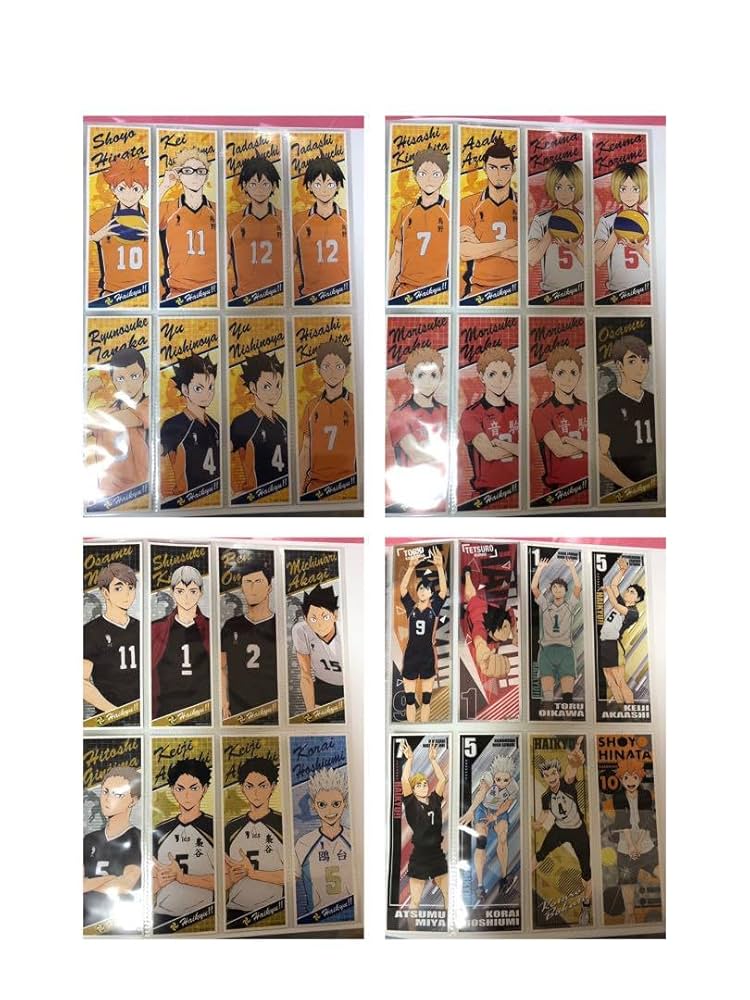 Amazon.co.jp: ハイキュー 排球 ステッカー 烏野 音駒 稲荷崎