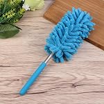 Healifty Chenille Microfiber Duster with Easy Grip Telescopic Handle 29 Inch Extendable Wand for Dusting Ceiling Fans Furniture Blinds and Shutters - Image 2