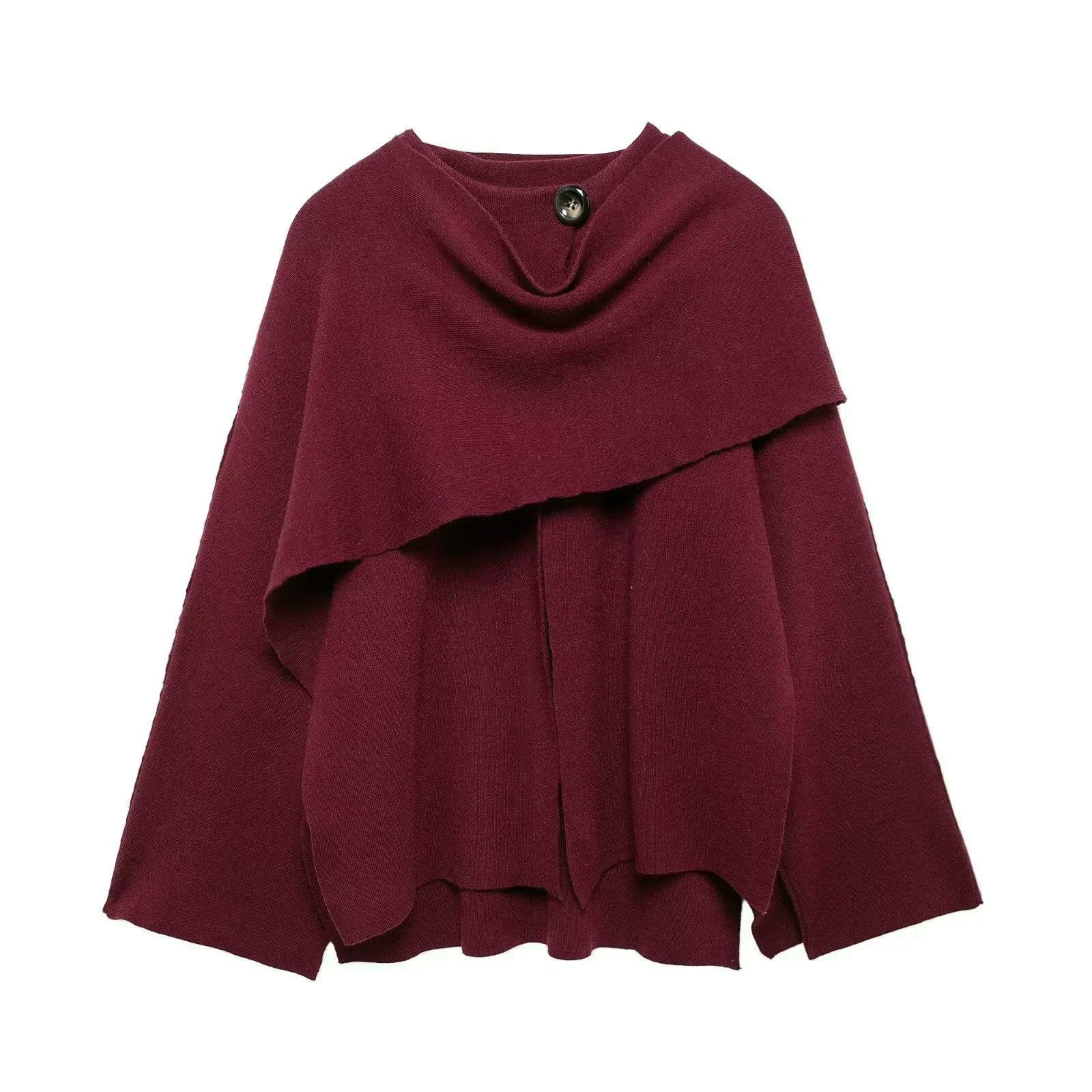 Strickjacke Damen Stricker Strickjacke Für Frauen Mode Herbst Winter Neu-rot-m