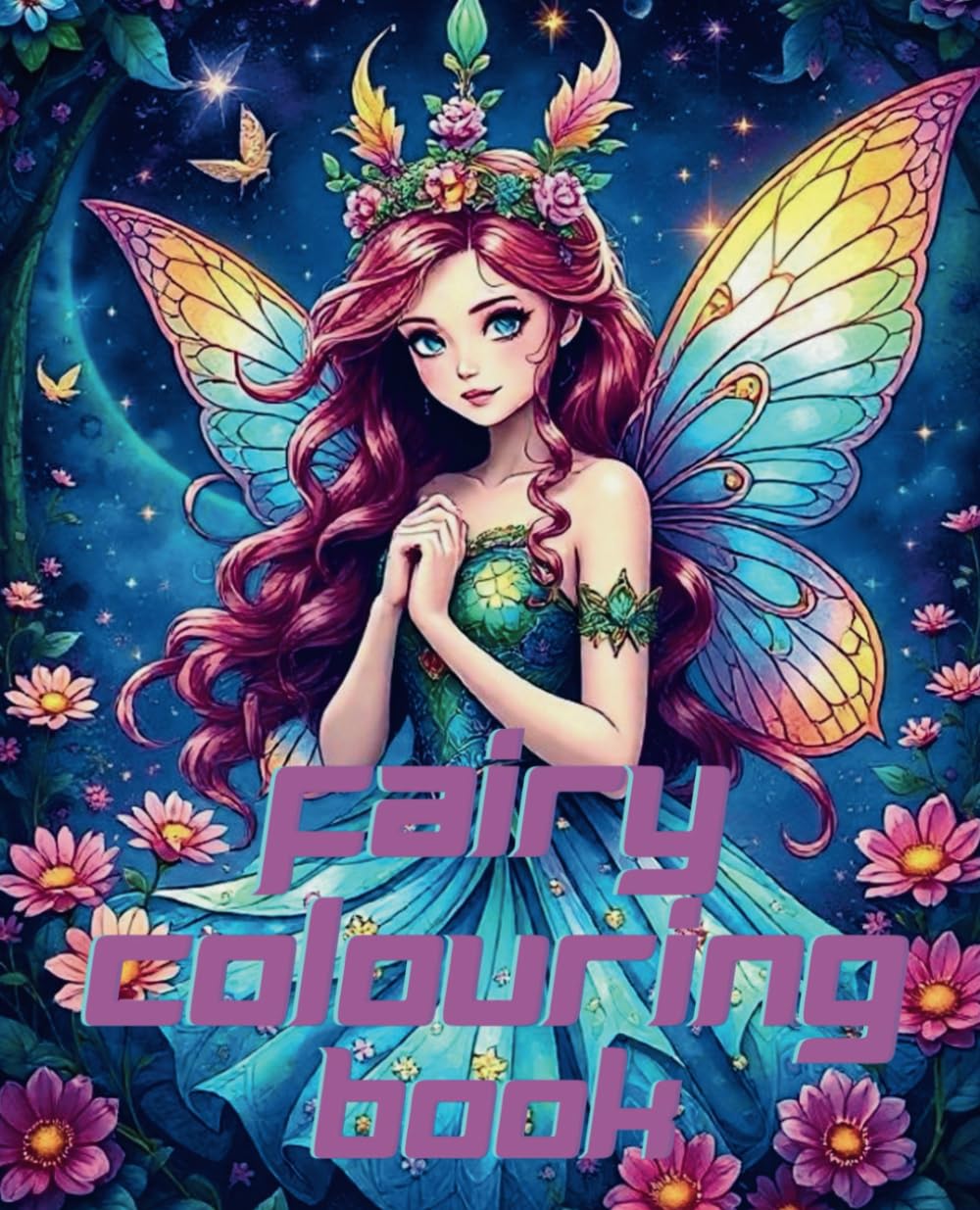 Fairy: colouring book for adults and teens