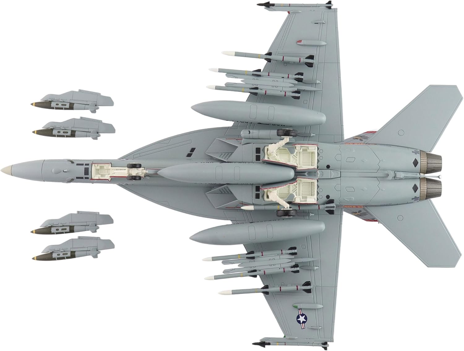 Hobby Master | 1:72 Scale Diecast Military Aircraft Replica | F/A-18E Golden Warriors 168910, VFA-87, 2017 "Operation Inherent Resolve | Model HA5141