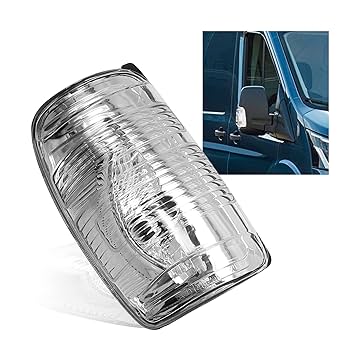2X Wing Mirror Indicator Lens Light Left & Right For FORD Transit Mk8 2019-On