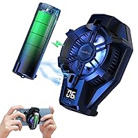 Vista 1 de Phone Cooler with Rechargeable Battery, Phone Cooling Fan for Gaming Fit All Types of iPhone Android Smartphones, Mobile Phone Radiator with LED