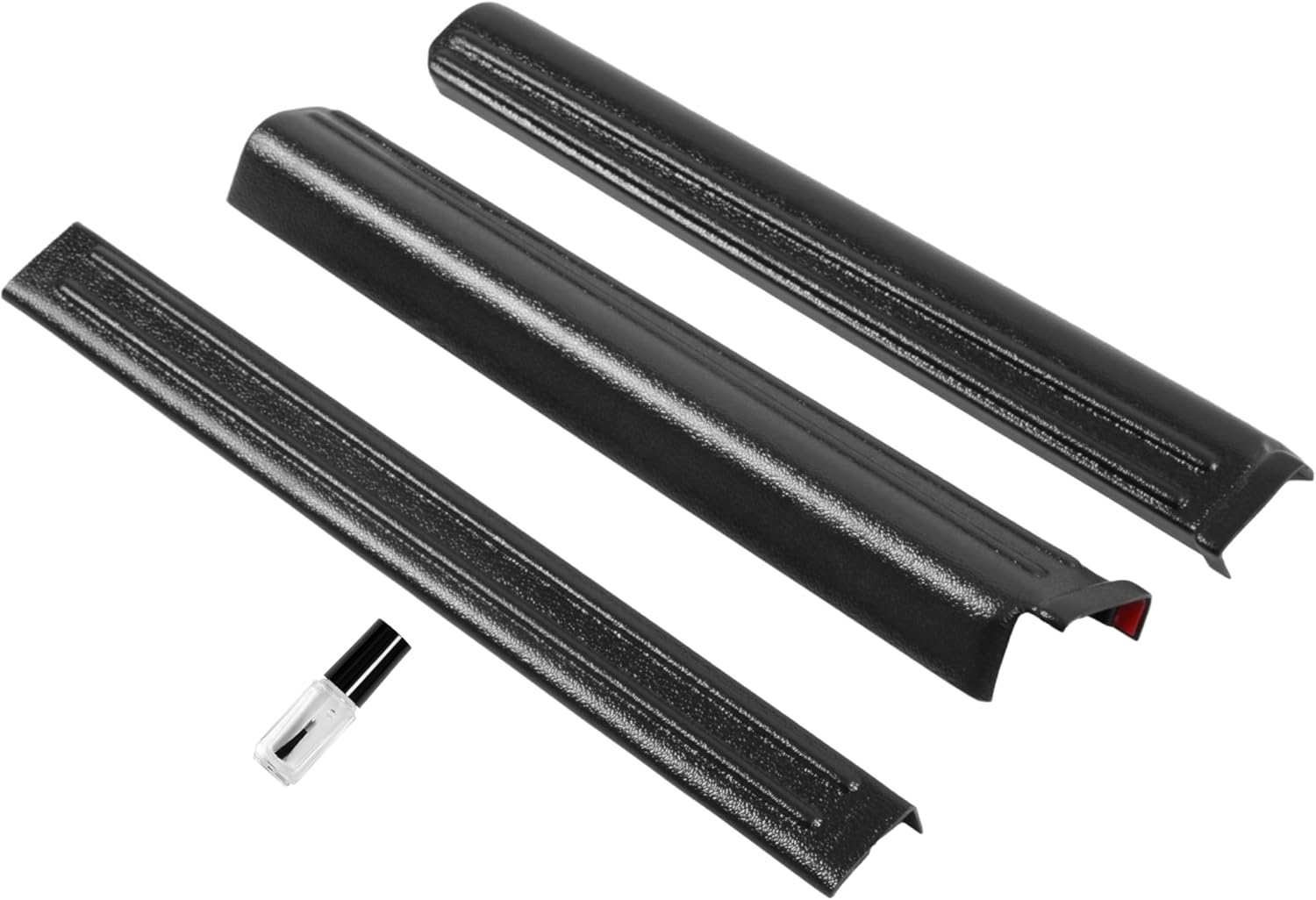 ALMULOO Tailgate Molding Compatible with 2005-2012 Nissan Frontier 4 Doors Crew Cab Replacement for 93486EA80A NI1904100 Plastic(ABS) Textured Black