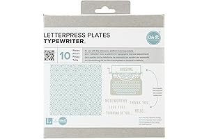 We R Memory Keepers Letterpress Kit: Create Personalized Stationery and Cards
