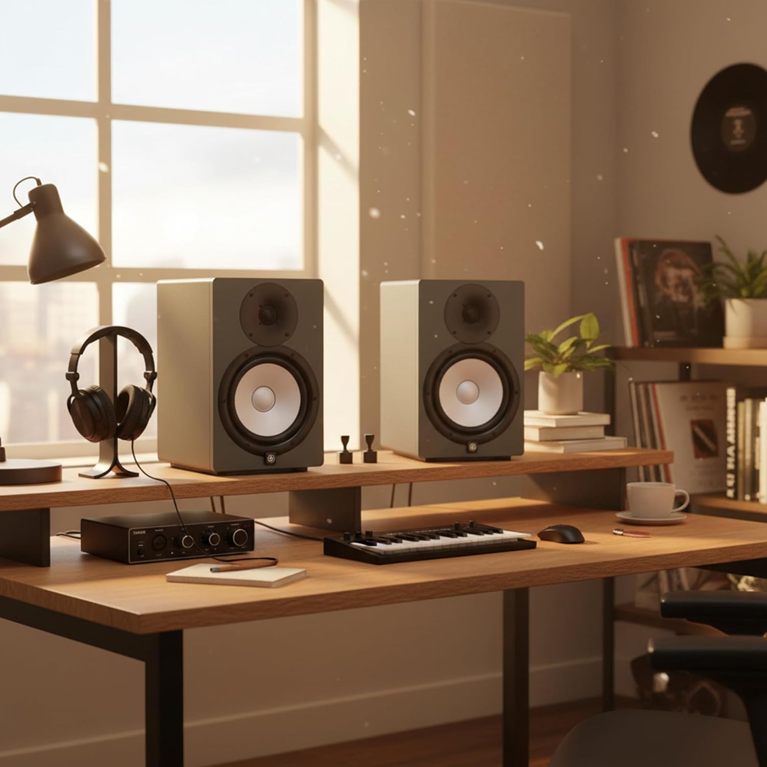 Yamaha HS8 Studio Monitor Powered Studio Monitor Pair - Slate Grey