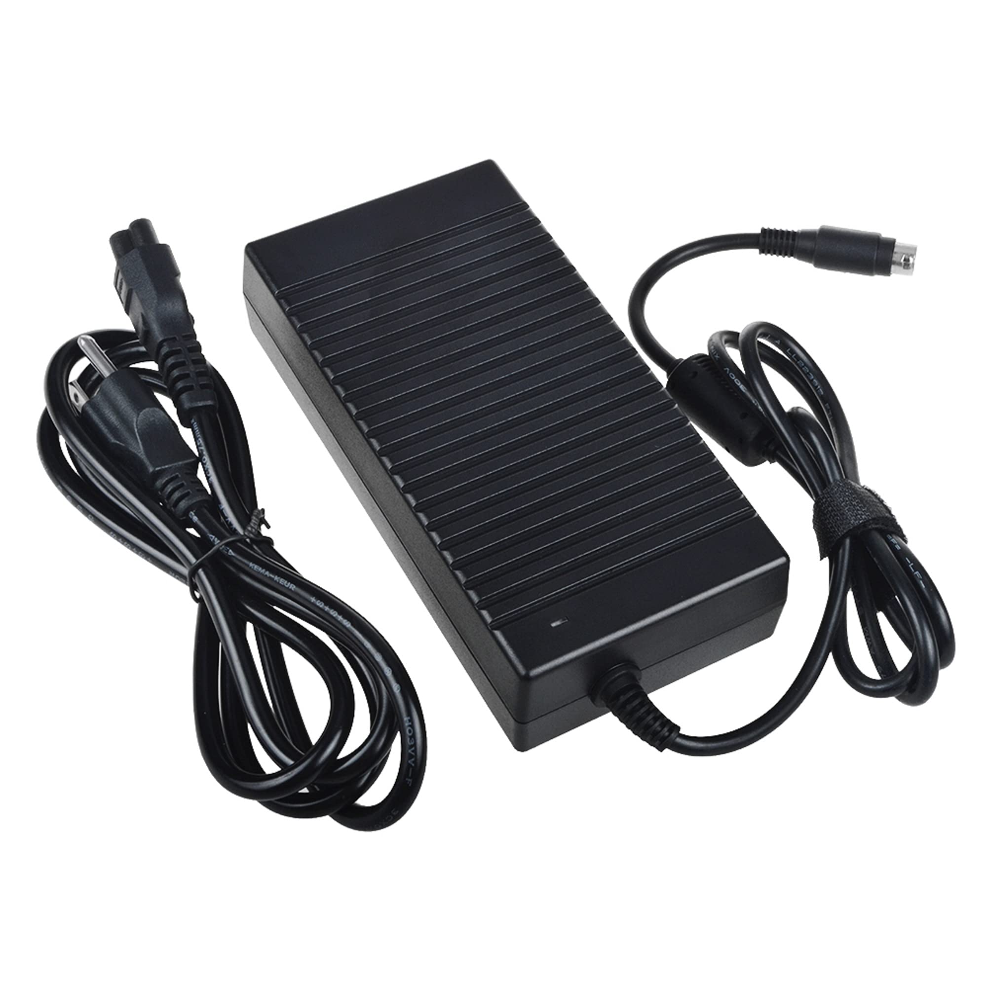 Digipartspower 5-Pin DIN 12V 5V AC/DC Adapter for Dynex PATA IDE Hard Drive Enclosure HDD HD 5 Prong Connector 12VDC 5VDC Power Supply Cord Cable PS