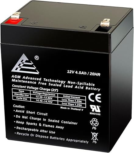 12V 4.5Ah selló el poder de ECI de la batería de plomo