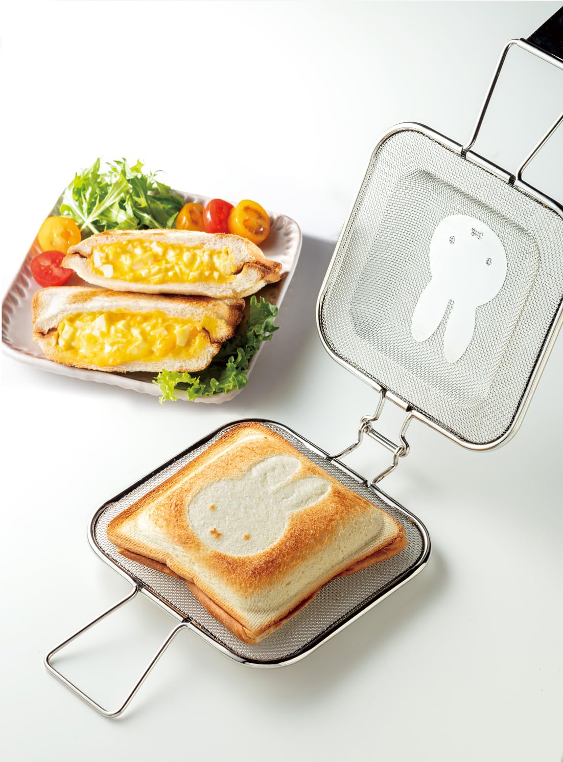 Skater KMHS1-A Hot Sand Maker Mesh Stand Toaster Cooker Miffy