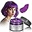 Temporary Hair Color Wax, Purple Hair Spray, 4.23 Ounces Natural Disposable Hair Wax Color Spray, Kids Women Temporary Hair Dye Wax Clay Pomades for Christmas Parties, Role Playing, Halloween (Purple)