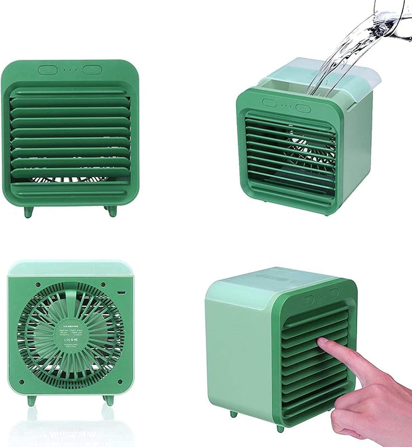 Mini Air Conditioner Portable Cooling Fan USB 3 Speed Office Household Air Cooler Multi-Function Humidifier Air Conditioner