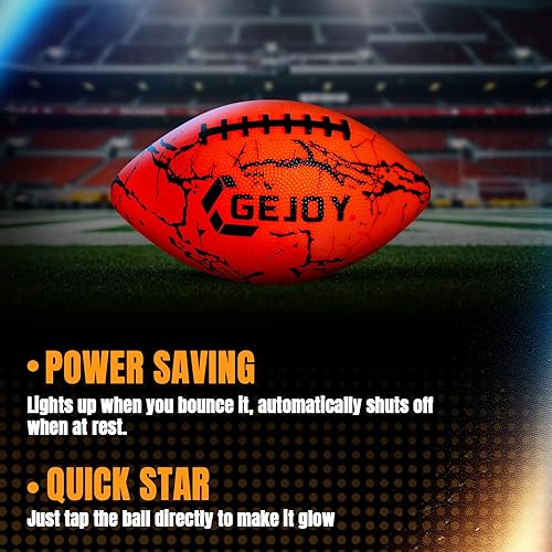 Miniatura 4 de Gejoy Bola que brilla en la oscuridad con luz LED, baloncesto, fútbol, voleibol, tamaño oficial, regalo ideal para Navidad, adultos, hombres,