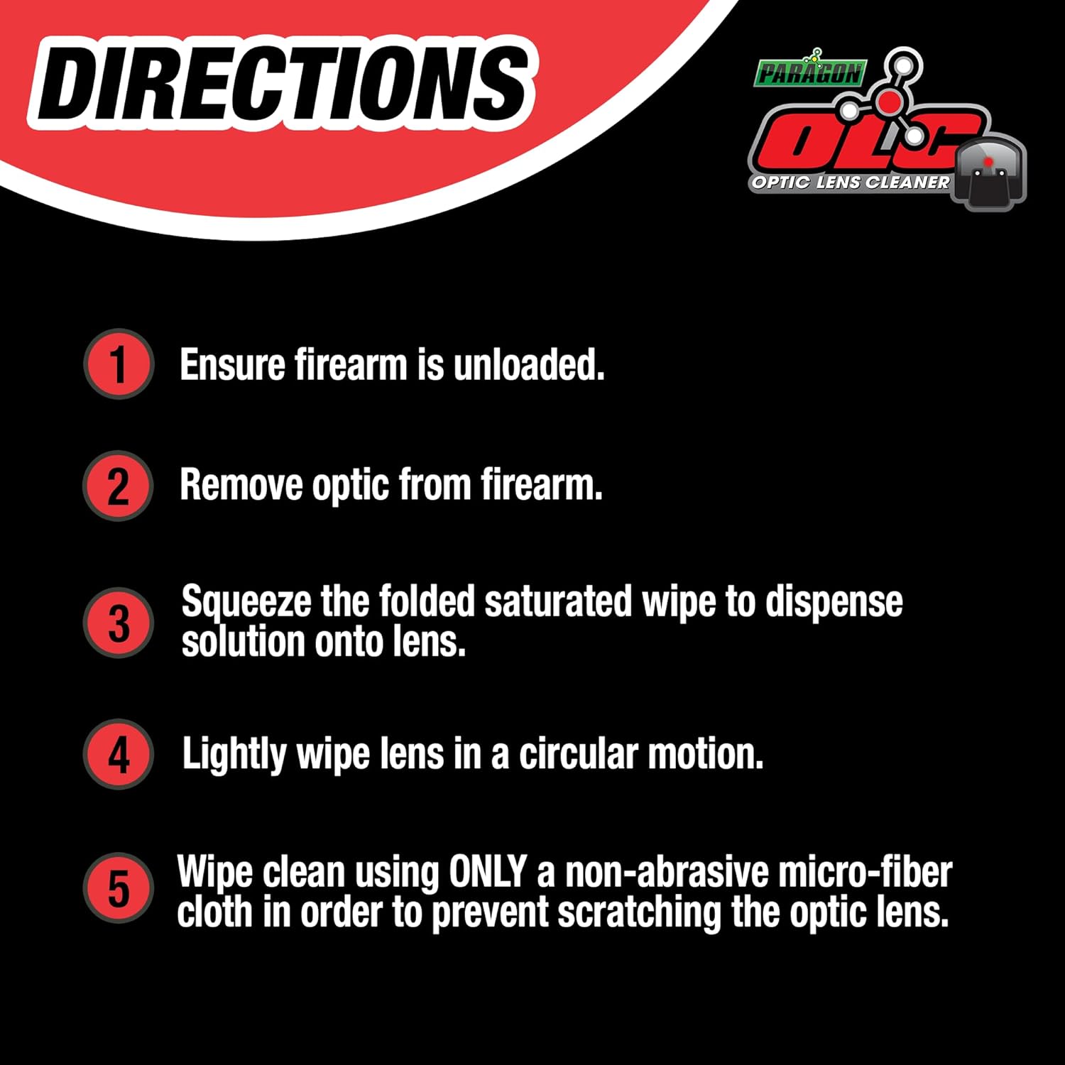 C+H Paragon OLC Optic Lens Cleaner – for Gun Sights, Optic Lens, Night Vision, and Scopes
