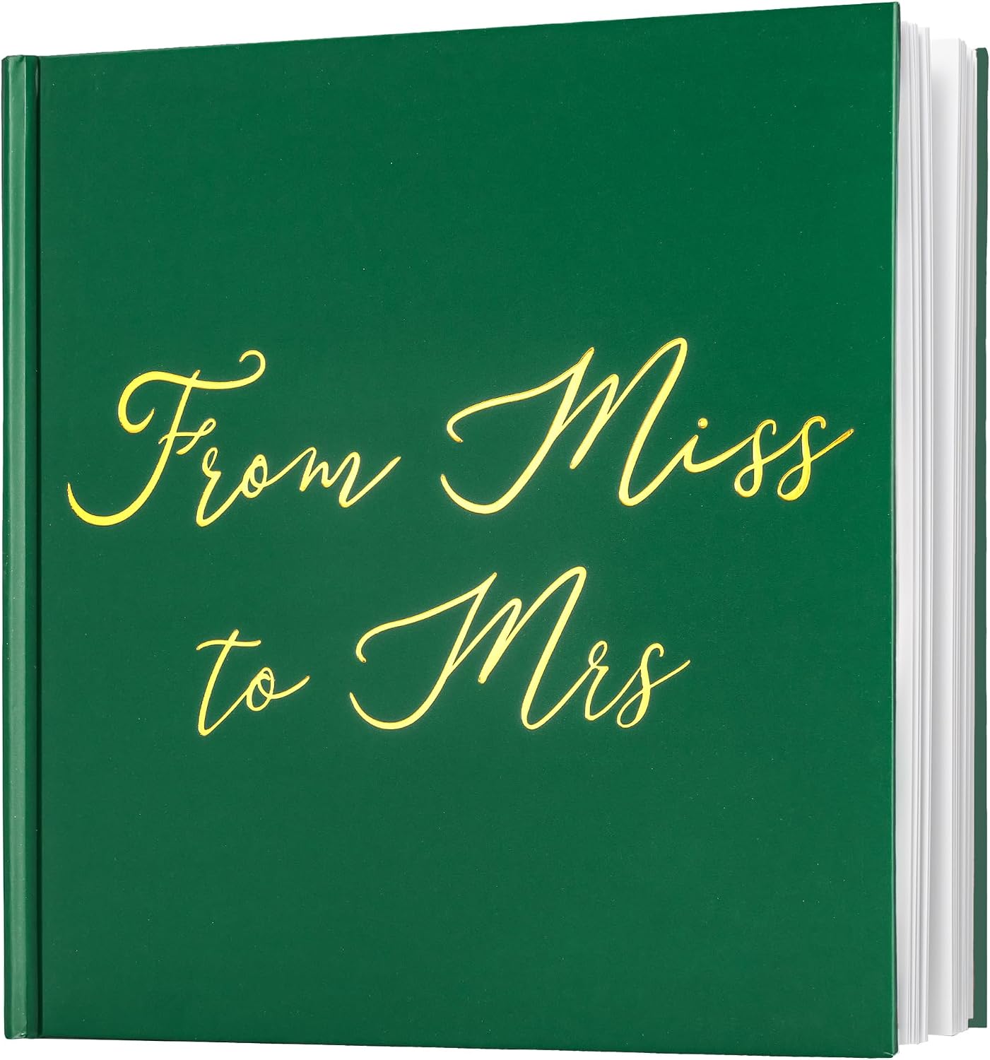 Calculs Wedding Guest Book Event Sign-in Book for Ceremony, Reception, Bridal Shower, Engagement, Anniversary, and Special Occasion Messages SKU FMTM3-GEGD