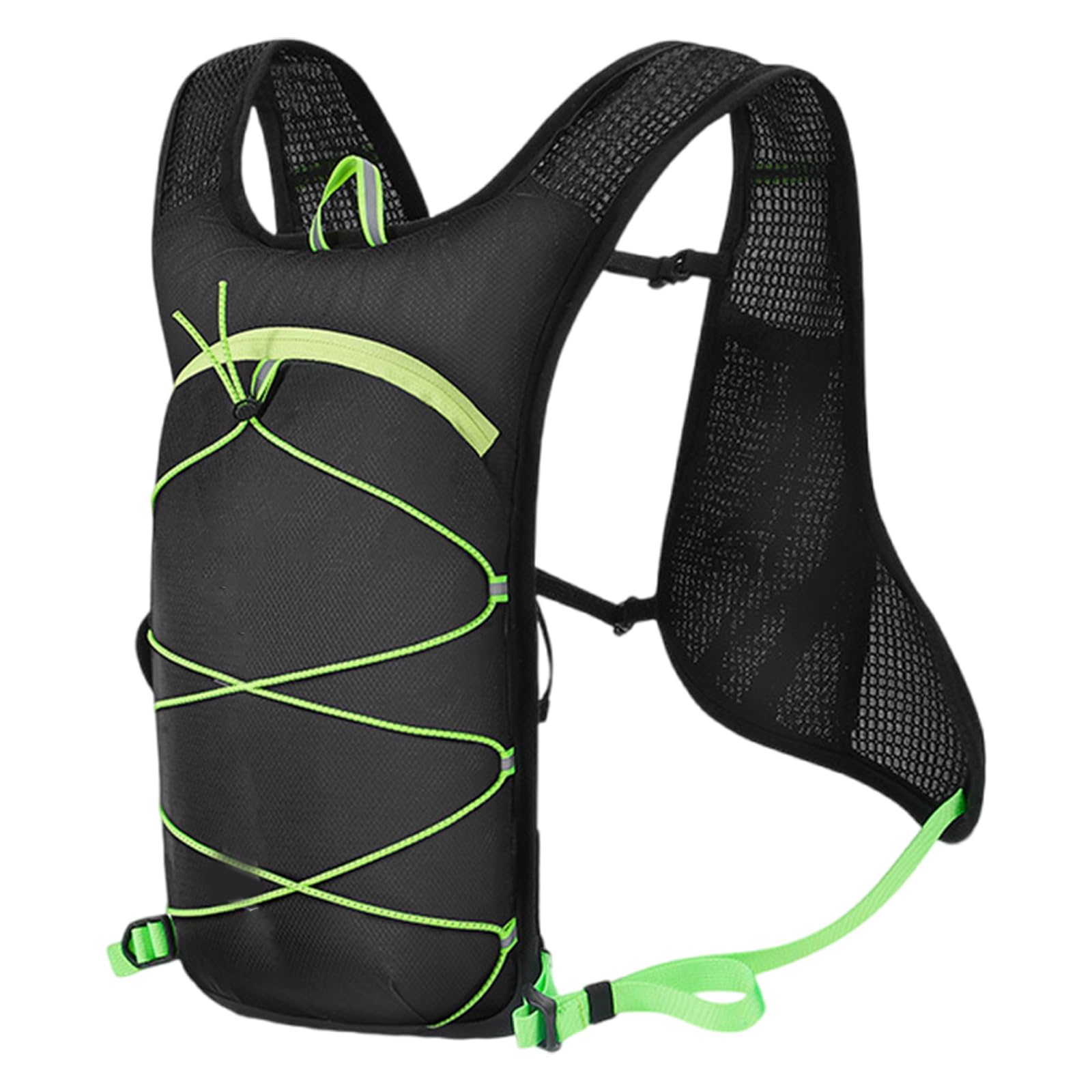 Sac à dos de cyclisme 7 L portable respirant avec sangle réfléchissante réglable en nylon