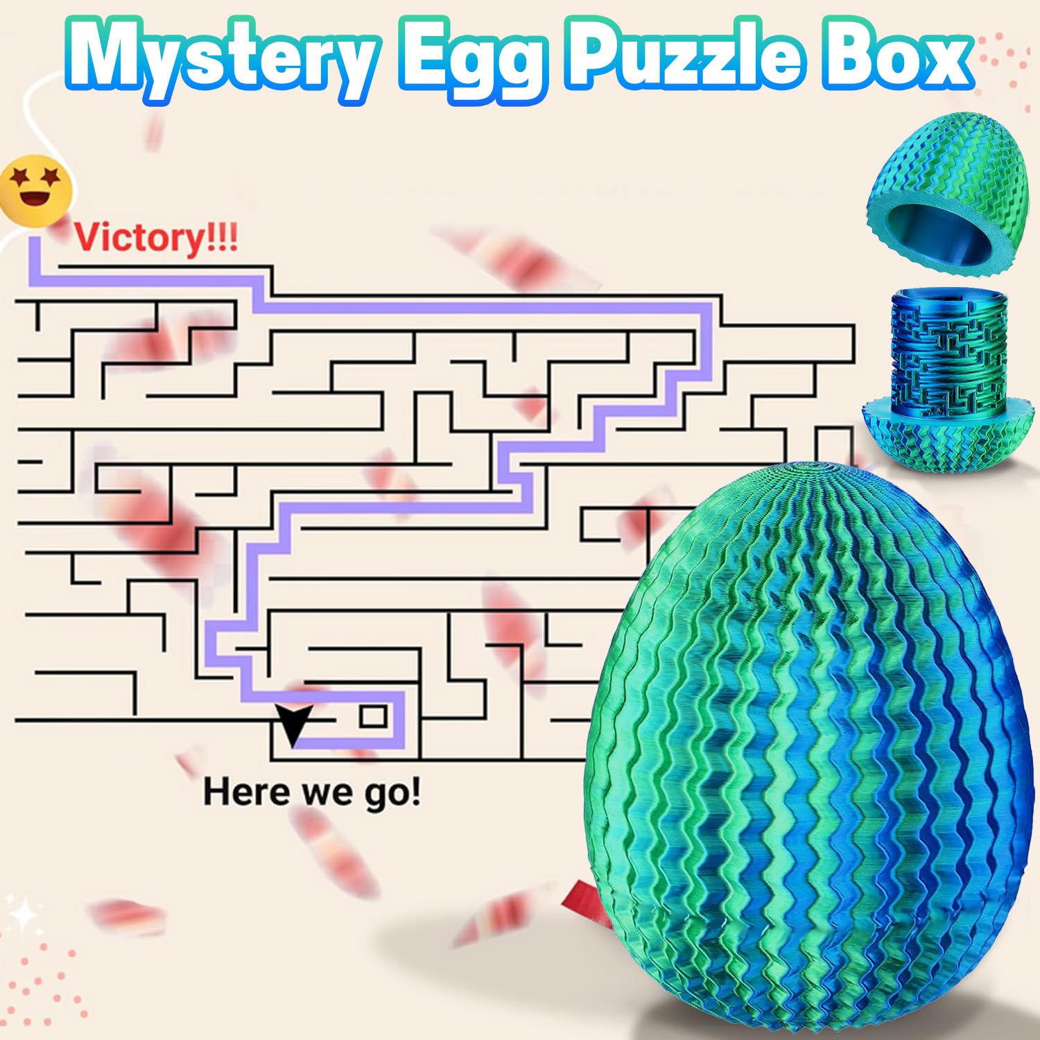 Mystery Egg Puzzle Box Easter Gifts - Image 3