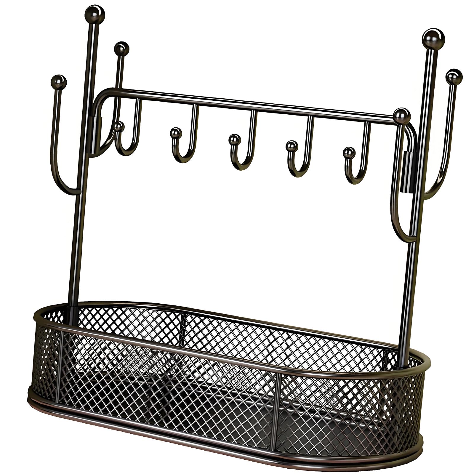 our fave Space Saving Sturdy Iron Entryway Tray for Multiple Keys and Small Essential Contemporary Storage Stand Iron Planner