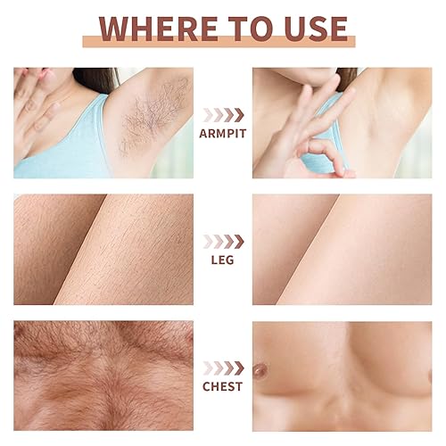 Miniatura 13 de VGO Gel de bikini sin dolor para mujeres y hombres, depilación no deseada para todo tipo de piel, 4.06 onzas