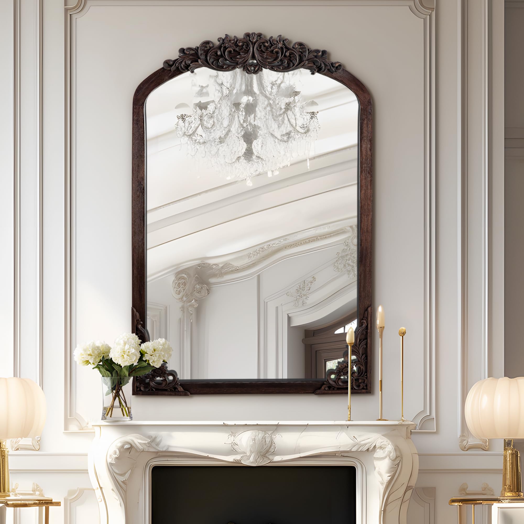 ヴィンテージ ミラー　アーチ型 ミラー　壁掛け 楽天市場】20％OFF【先取りSALE☆24H限定】大型 ミラー 全身鏡