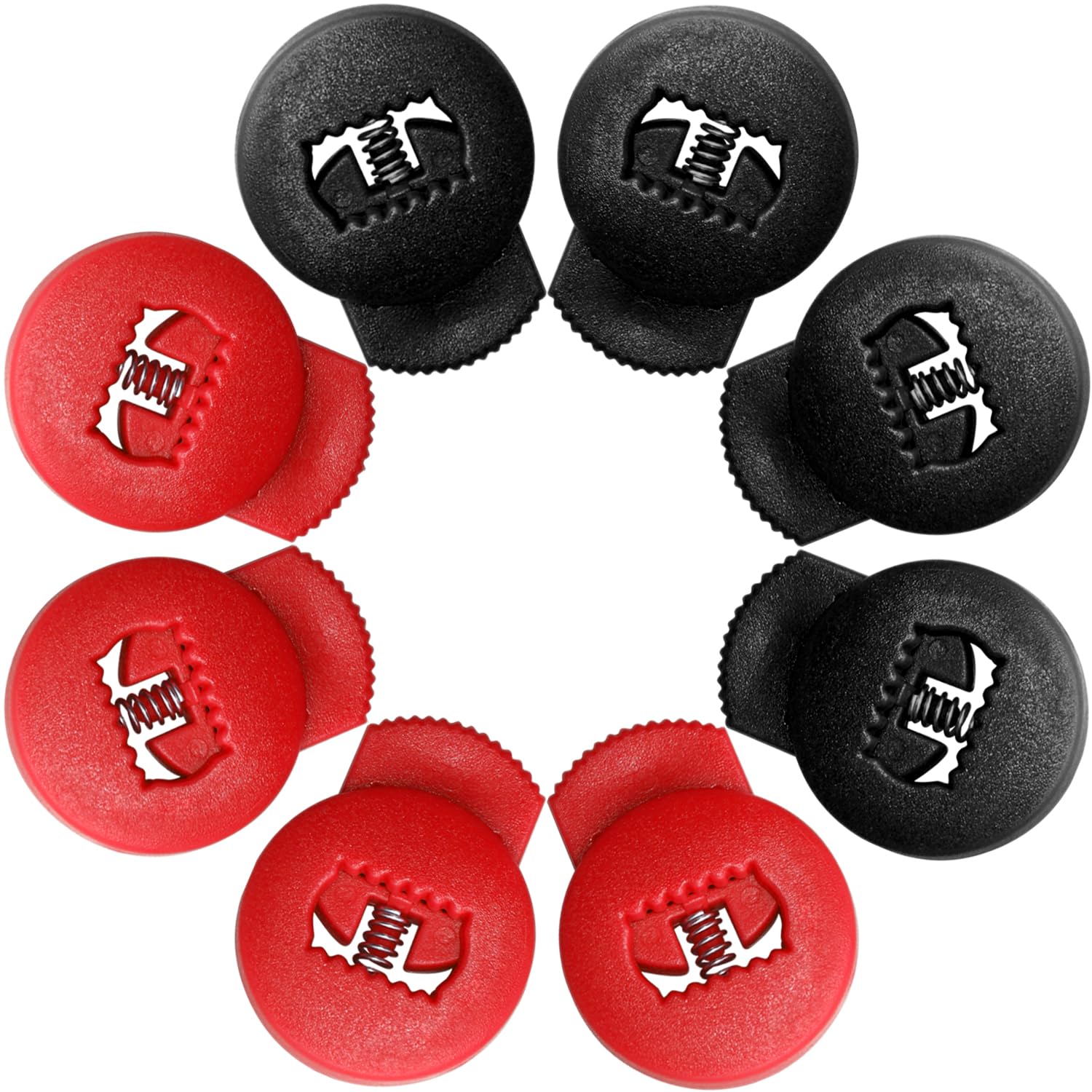 Jomeya Glove Locks, Lace Locks for Baseball Glove 8 Pack, No More Knots Required, Universal Fit for Baseball and Softball Gloves