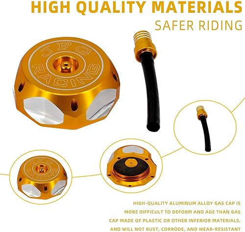 Miniatura 40 de Tapón de gasolina para motocicleta de 19 pulgadas, con válvula de respiradero, universal, CNC para SSR, Taotao Apollo 125, 110, Coolster Raptor Verde