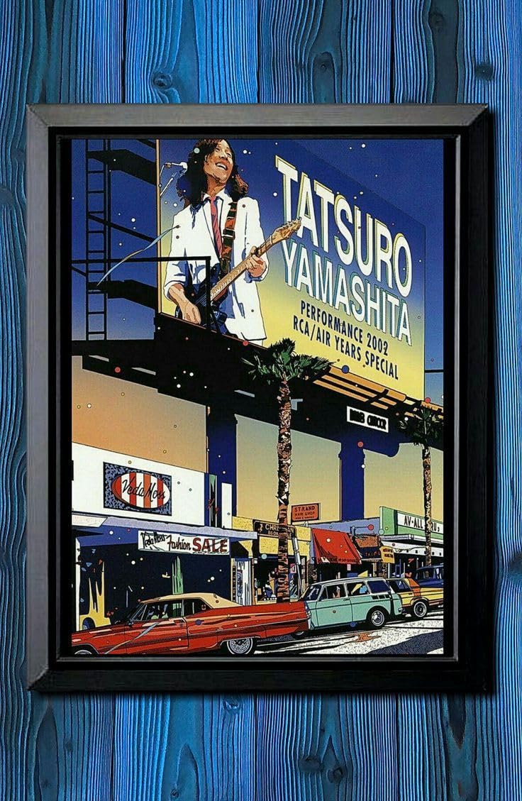 鈴木英人 サイン A4サイズ額付 ★ ショアクラブ 1993 ★ 山下達郎 Amazon.co.jp: 鈴木英人 山下達郎A4サイズ写真ポスターフレーム