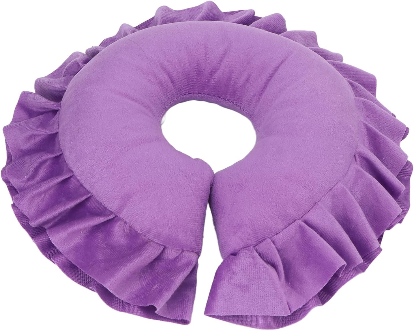 Dioche U Shaped Neck Support Cushion - Soft Table Bed Face Pillow for Beauty Salon & SPA Massage - Ergonomic High-Density Polyester - 360° Cervical Spine Protection - Travel Friendly