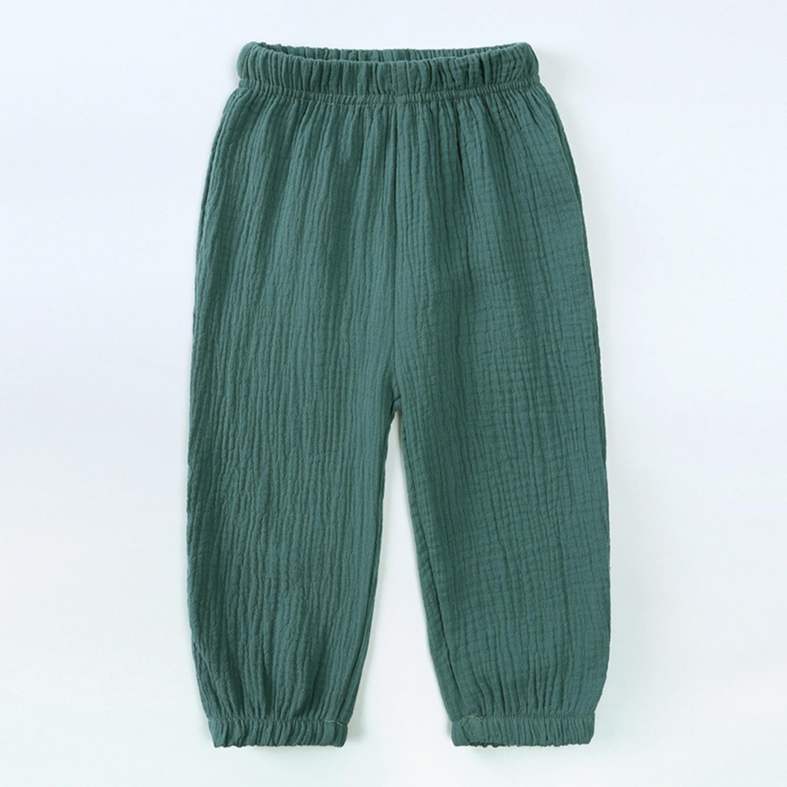 Pantalones Largos de Lino Harem para Niñas y Niños Verano Neutros