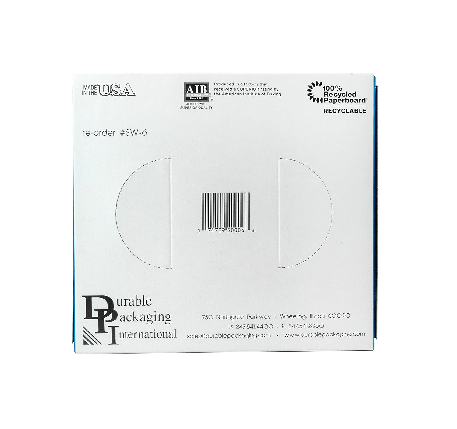 Durable Packaging Standard Weight Deli Sheets, 6" x 10-3/4" (Pack of 1)